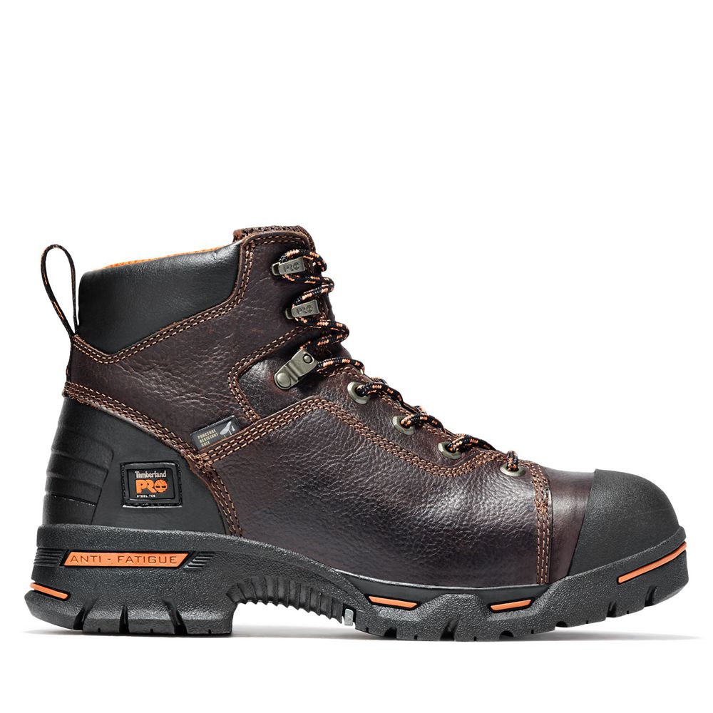 Bocanci De Muncă Timberland Barbati Maro Inchis - Pro® Endurance 6\" Steel Toe - Romania - DEAQHS350